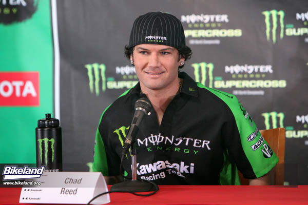 2010 sees Chad Reed switching teams yet again, this time to Monster Energy 