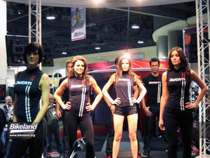 Ducati girls at work